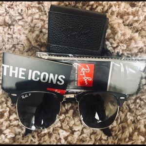 Polarized Ray-Ban Club Masters Folding